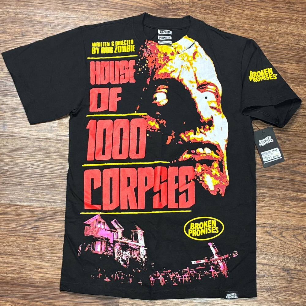 Broken Promises House of 1000 Corpses Shirt Adult M Horror Film Rob Zombie